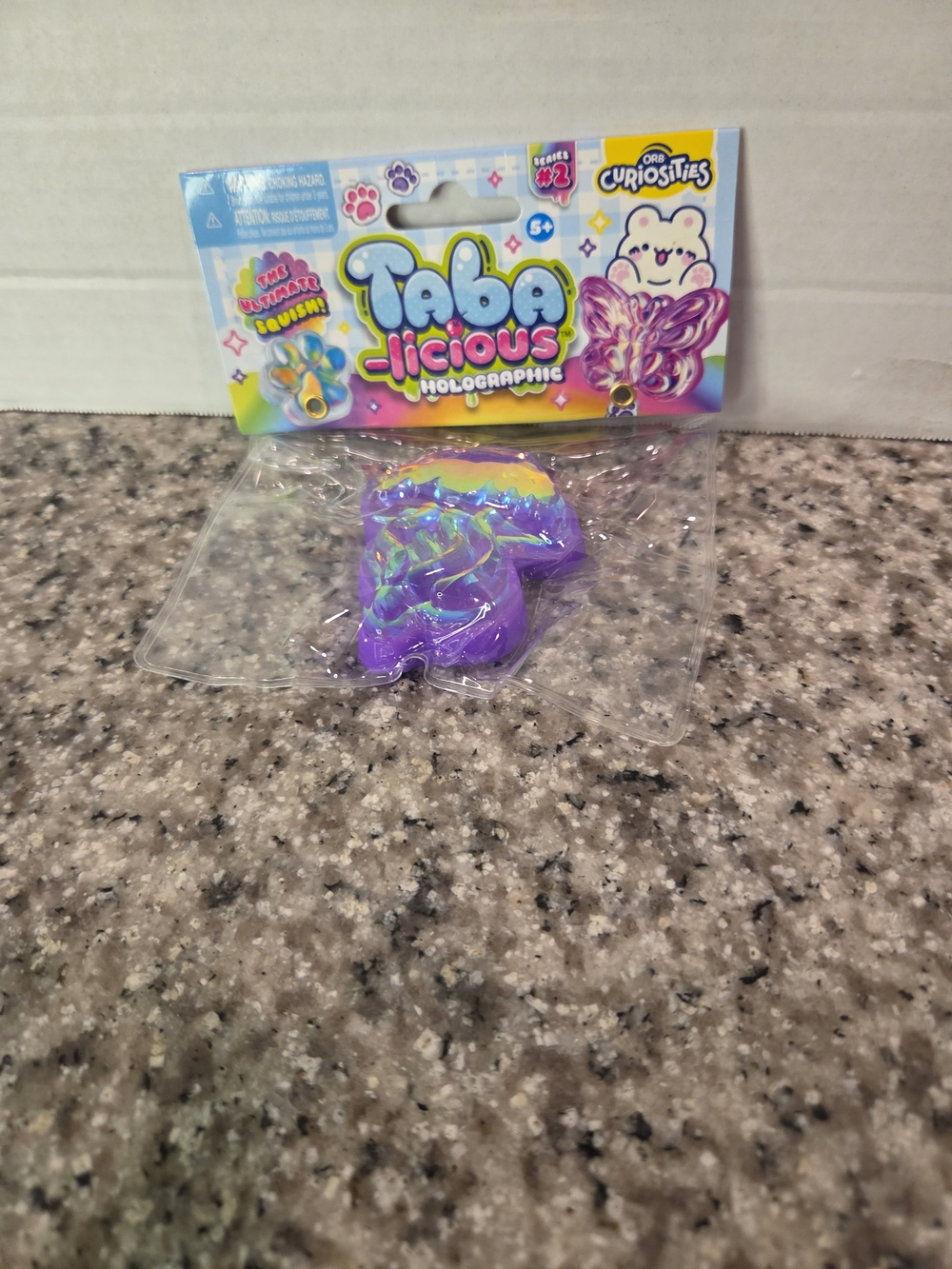 Holographic Squishy Toy - Purple